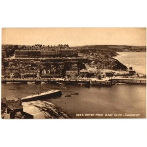 9952 Whitby from East Cliff Judges Ltd Hastings England Postcard